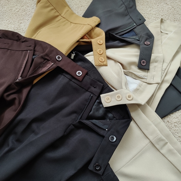 Wide Leg Dress Pants Petite - Picture 5 of 9